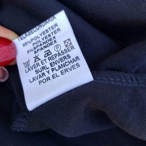 C fait pour vous long sleeve v neck dress sz 2 - Picture 6 of 8